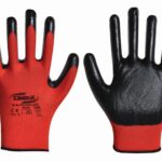 EL-100 KIRMİZİ SİYAH LATEKS ELDİVEN