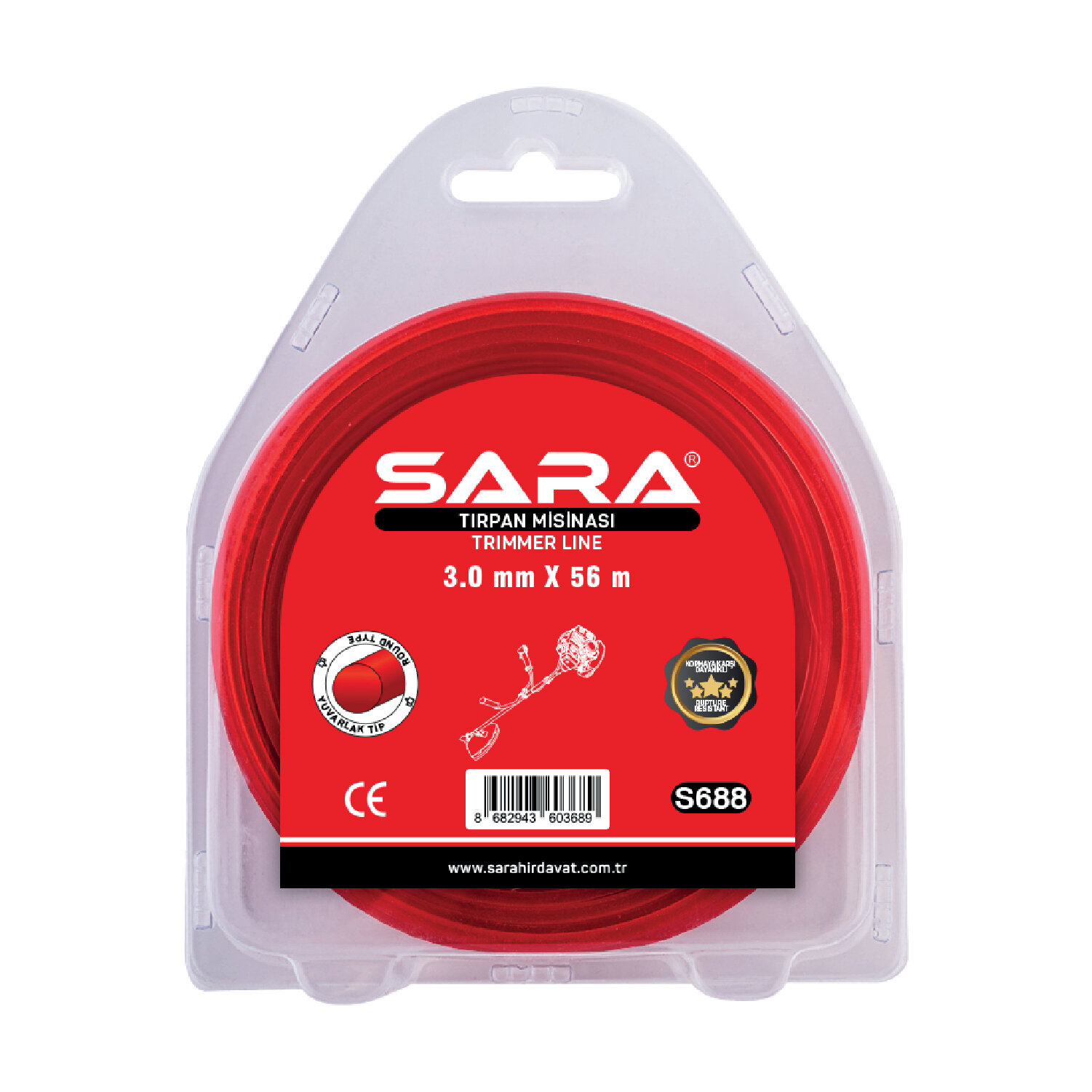 25569.jpg TIRPAN MİSİNASI 3.0MM x 56MT YUVARLAK - Görsel 1