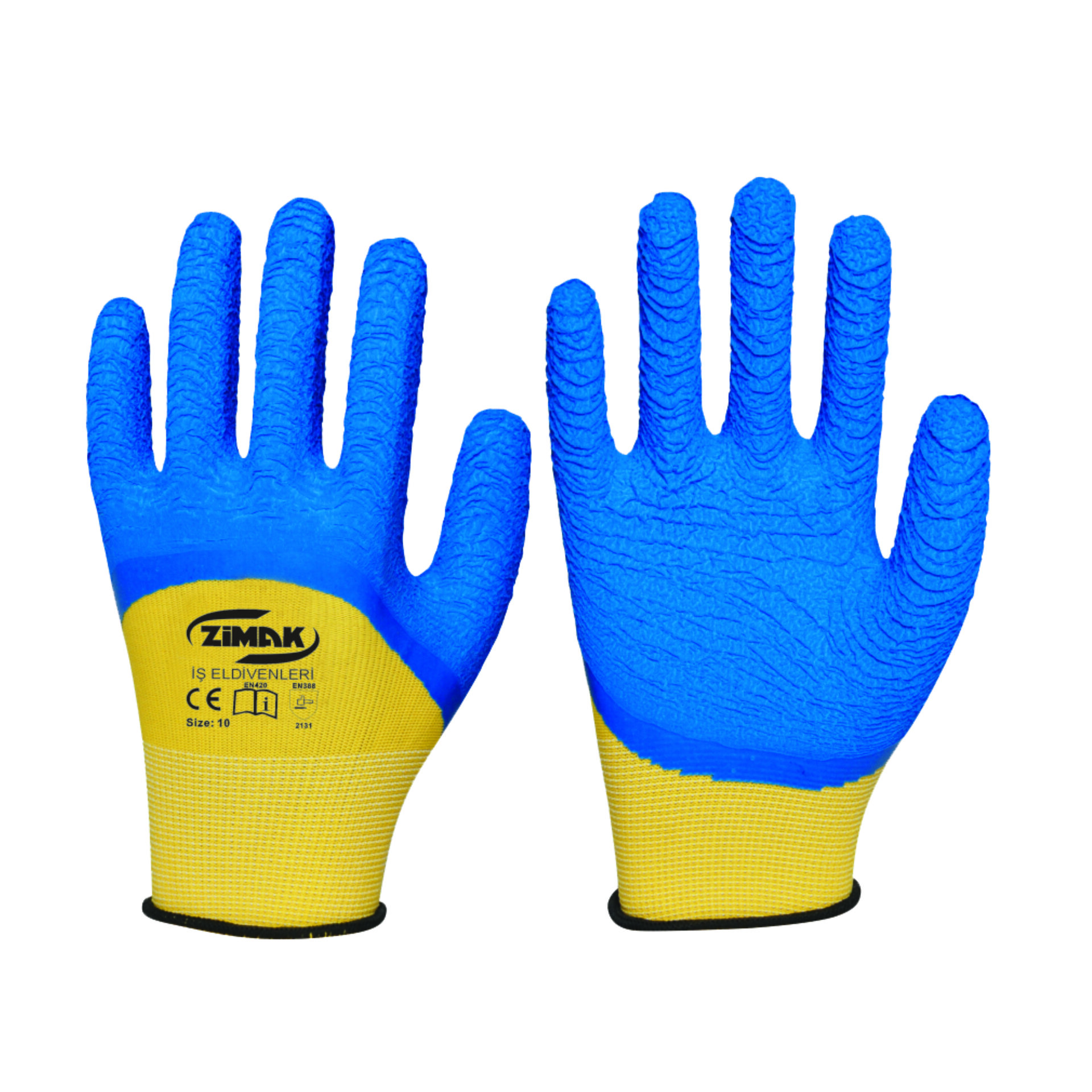 EL-128-1.jpg EL-128 SARI LACİVERT CAMCI ELDİVEN 9 NO - Görsel 1