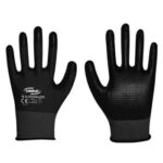 EL-150 SİYAH SİYAH TIRTIKLI ELDİVEN 10 NO - Görsel 2