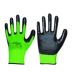 EL-115 YEŞİL SİYAH DÜZ ELDİVEN - Görsel 2